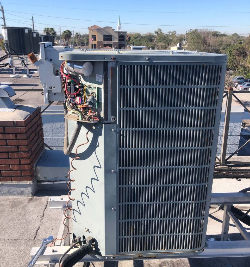 A commercial HVAC system