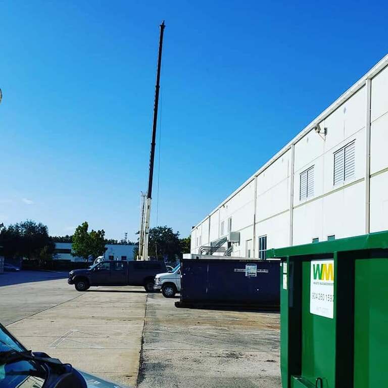 Commercial HVAC installation